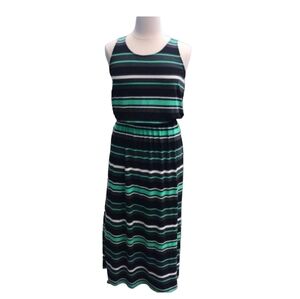 Merona womens striped tank maxi dress XS